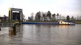 preview picture of video 'Schleuse Herbrum Dezember 2013 / Lock Herbrum (Germany) in december of 2013'