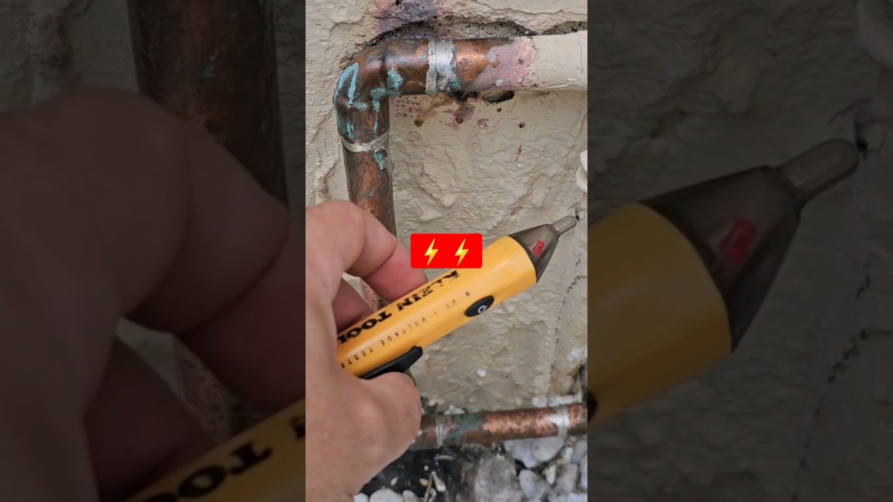 New plumbing pipe shocked home owner!