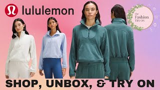 Lululemon | Brushed Softstreme Ribbed Half Zip | The Fashion Try On