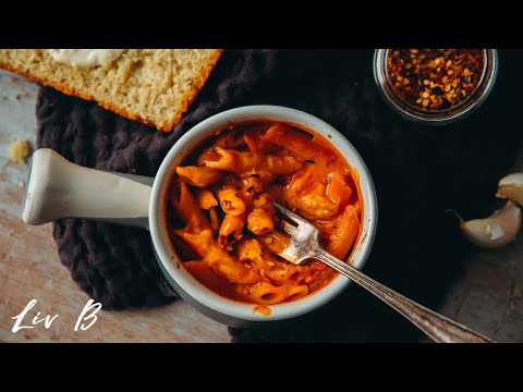 Single Serve Vodka Pasta Bake (vegan!)