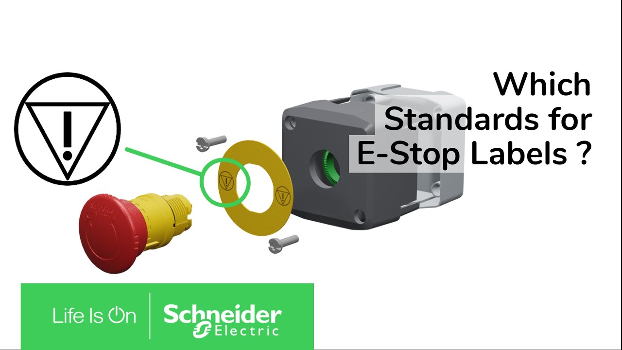 IEC60417 and E-stop label | Schneider Electric