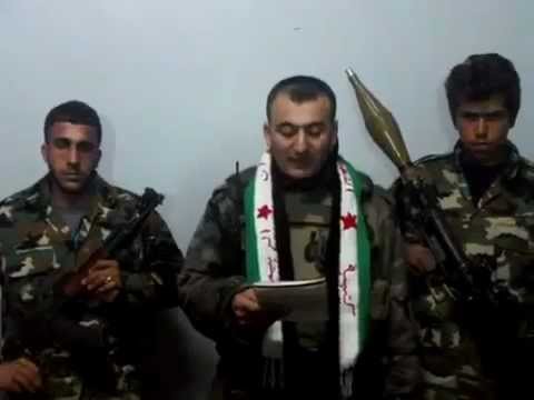 انشقاق النقيب صالح حبيب صالح من الطائفة العلوية من مرتبات الفرقة الأولى وانضمامه إلى الجيش السوري الحر