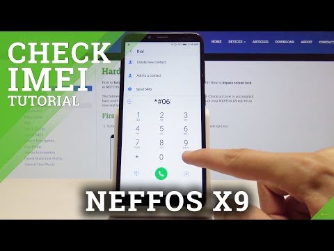 How to Check IMEI in NEFFOS X9 - Get Access to Serial Number