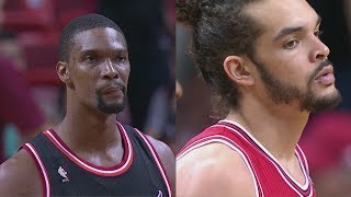 joakim noah - chris bosh - chicago bulls - miami heat