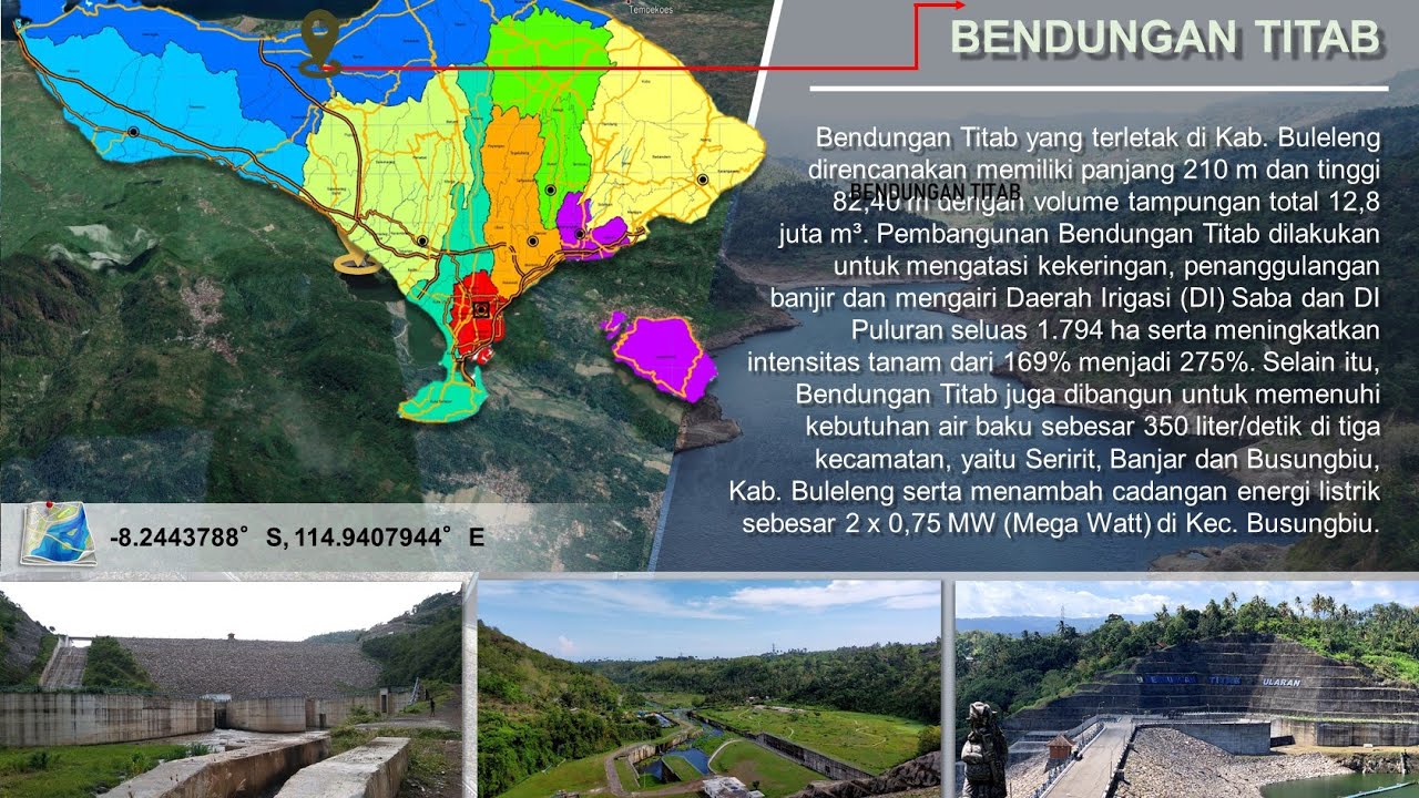 Bendungan Titab di Kabupaten Buleleng