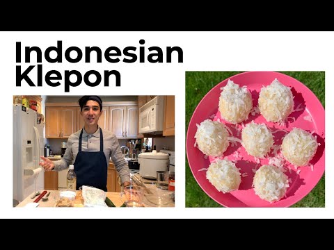 Amazing Indonesian Dessert "Klepon" Sweet Rice Cakes
