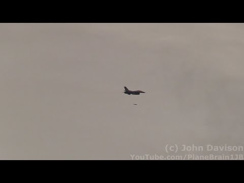 Warren Grove Range (9/11/2022) - F-16's Dropping Heavy BDU-54's