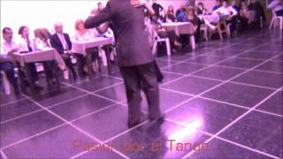 YANINA FAJAR y DEMIAN GARCIA bailando la milonga QUE TIEMPO AQUEL en FLOREAL MILONGA