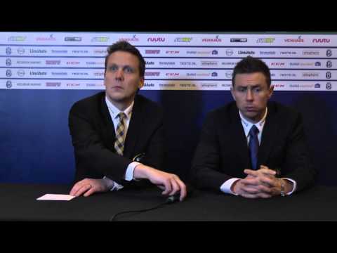 13.11.2014 Blues - Kärpät | Lehdistötilaisuus