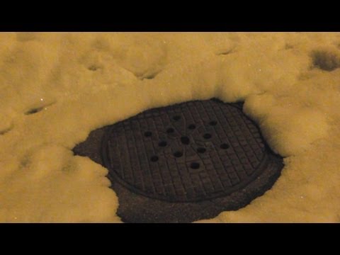 Weird Creepy Noises Coming From Manhole Drain Cover