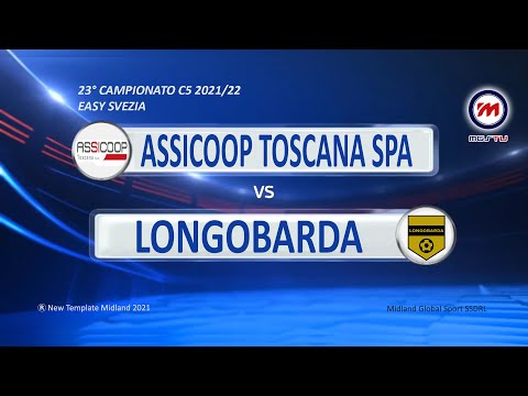 23° Campionato C5 2021/22 - Easy Svezia - Assicoop Toscana vs Longobarda
