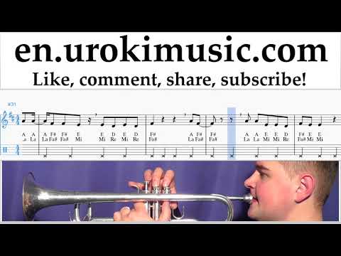 How to Play Trumpet Becky G, Paulo Londra - Cuando Te Besé Tabs um-ih352