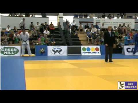 Judo 2013 European Men Tallinn: Sasson (ISR) - Zhukau (BLR) [-90kg]