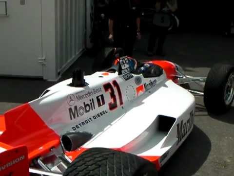 "The Champion" Emerson Fittipaldi start  engine!(PENSKE-MERCEDES PC23) Goodwood グッドウッド