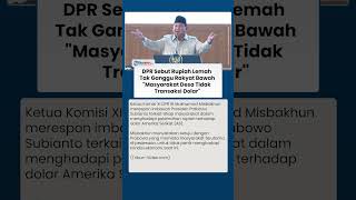 DPR Sepakat Imbauan Prabowo soal Rupiah Melemah Tidak Langsung Ganggu Ekonomi Masyarakat Level Bawah