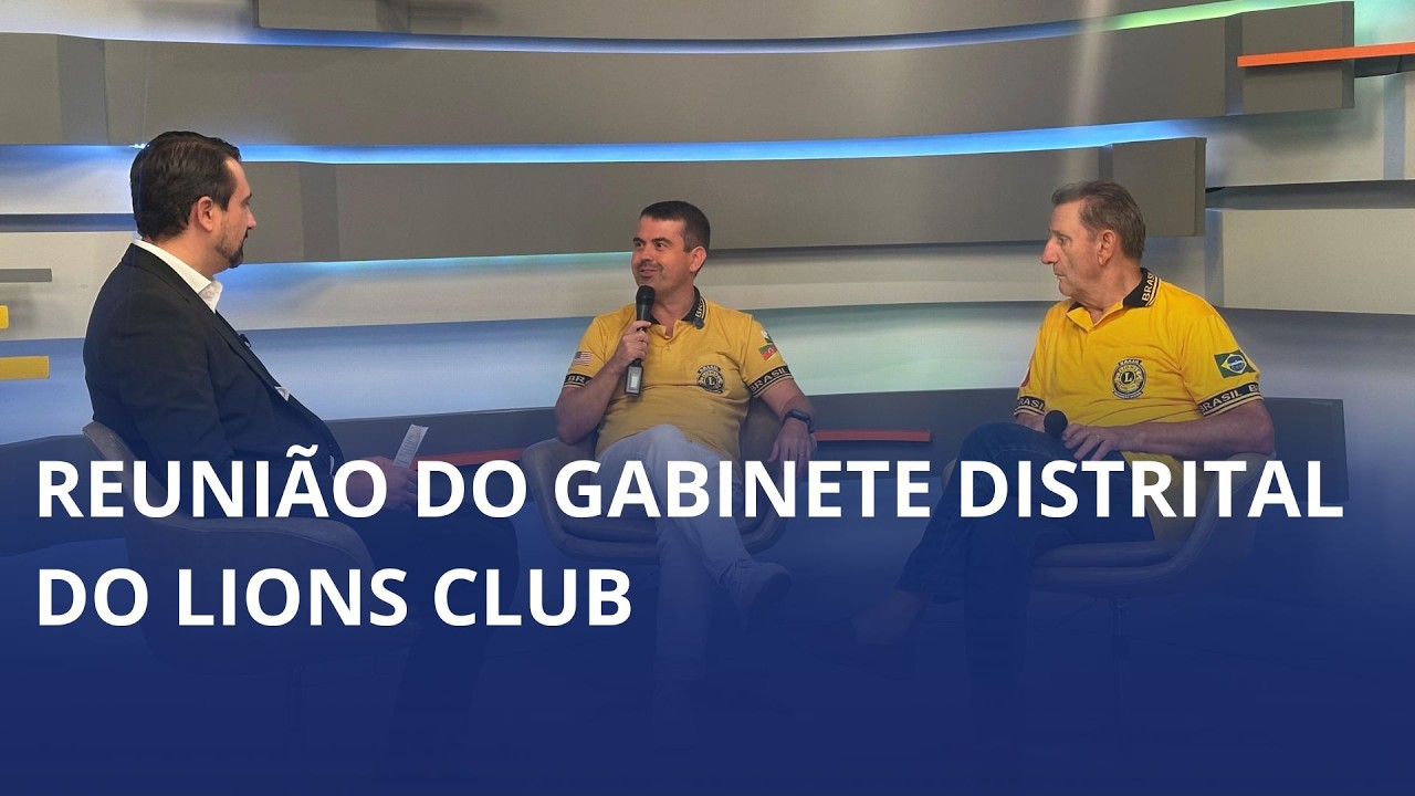 Neste sábado, acontece em Rio do Sul, a terceira reunião do Gabinete Distrital do Lions Club