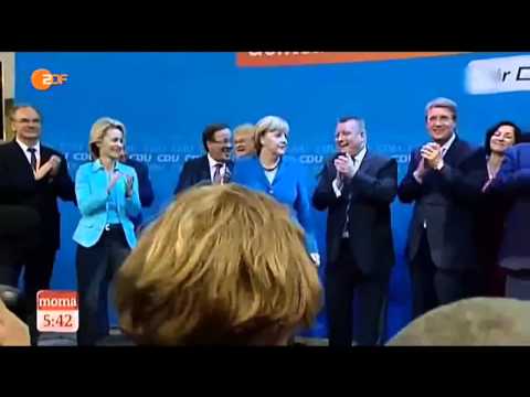 Merkel wirft BRD Fahne weg Langversion