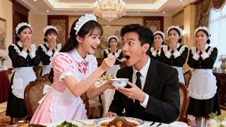 Niñera dulce de 18 años conquista al CEO frío y guapo con un plato raro ¡su vida gira!