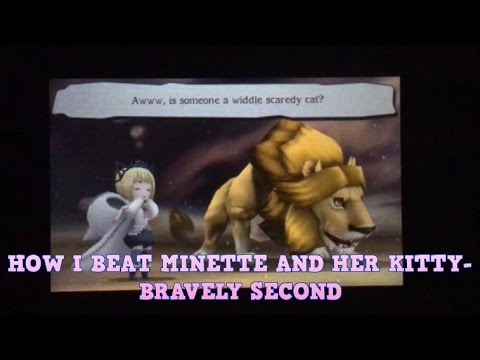 BATTLING MINETTE AND HER KITTY  BRAVELY SECOND