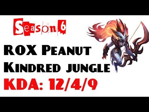 Korea Challenger LOL - ROX Peanut - Kindred jungle (Mar 16, 2016)