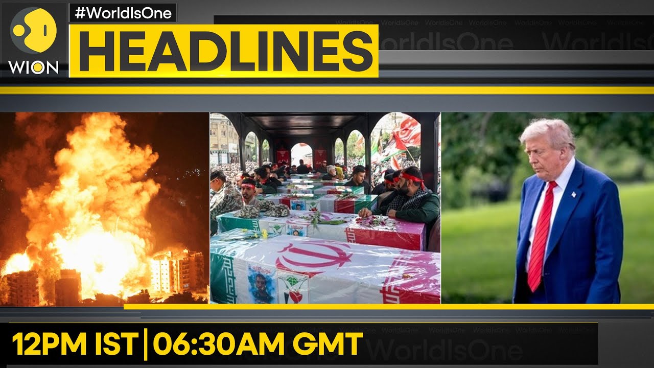 Iran: Funeral For Top Brass Killed In War| Trump Eyes New Trade Deal With India | WION Headlines
