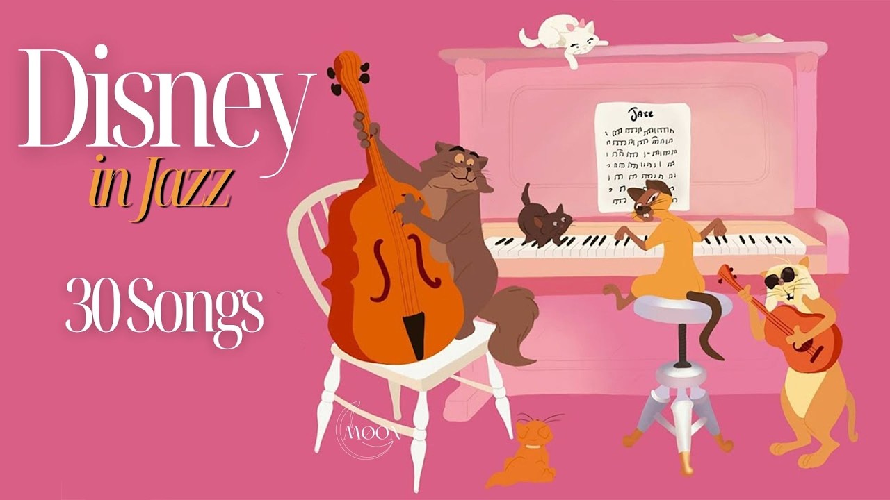 DISNEY Jazz Music Radio ☕ Relaxing Guitar Collection for Studying/Working