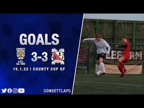 GOALS: Consett Ladies 3-3p Darlington (County Cup)