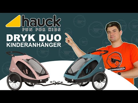 HAUCK DRYK DUO | Der Kinderanhänger für 2 Kids vorgestellt | Fahrradanhänger Vorstellung, Funktionen