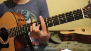 Como tocar &quot;Hombre Afortunado&quot; Crecer German TUTORIAL DE GUITARRA