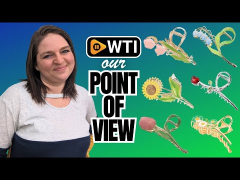 Flower Metal Hair Claw Clips 6 Pcs - WTI product video review