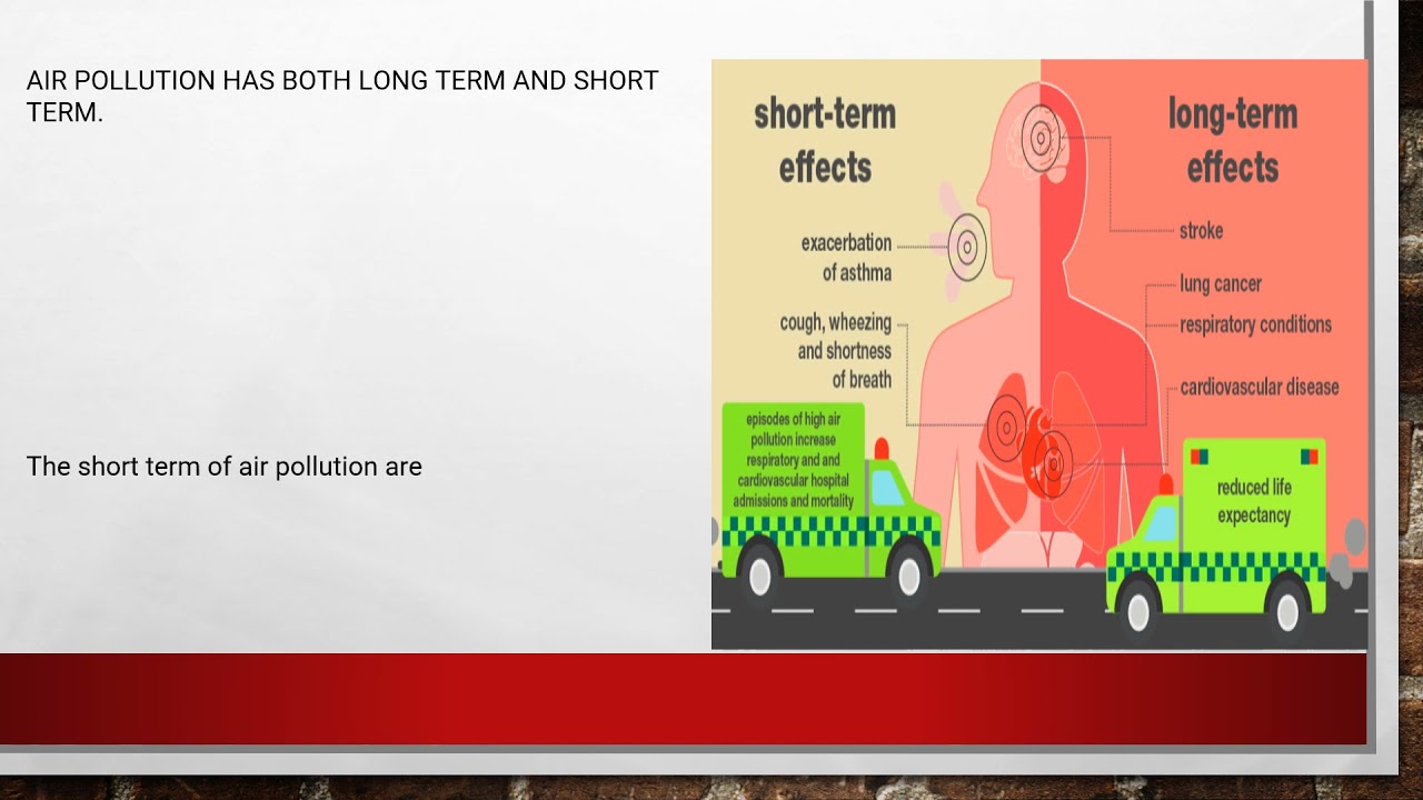 EFFECTS OF AIR POLLUTION for class 9 ICSE