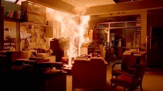 Smoking Man Sets Mulder’s Office on Fire | Season 5 Episode 20 - The End | The X-Files
