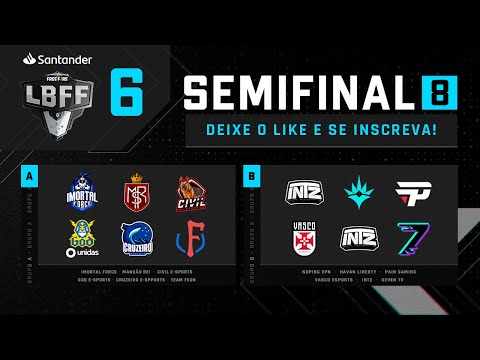 LBFF 6 Série B - Semifinal 8 - Grupos A e B | Free Fire