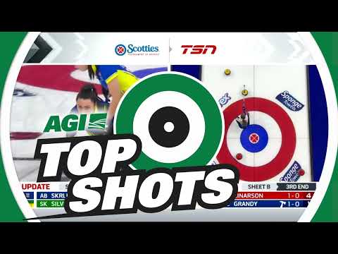 #AGITopShots - 2023 Scotties Tournament of Hearts - Alberta's Kayla Skrlik double for 4