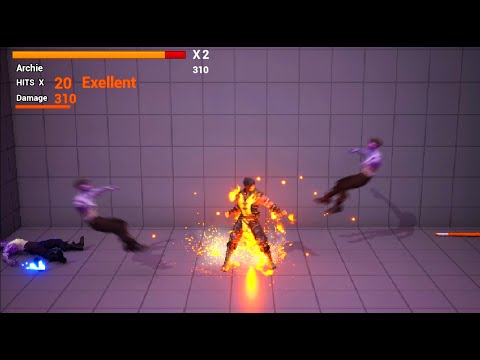 Unreal Engine 2.5D Beat'em up game