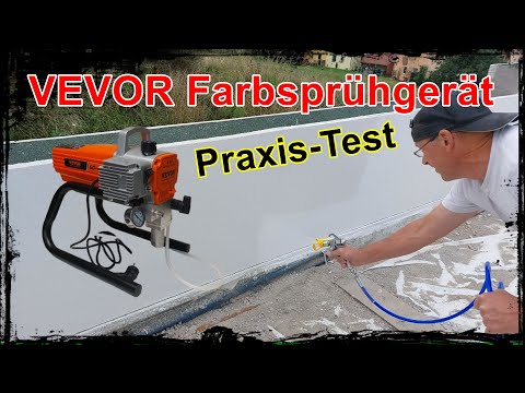 Lohnt sich ein Farbsprühgerät von Vevor? Mein ehrlicher Test – schneller & einfacher als streichen!