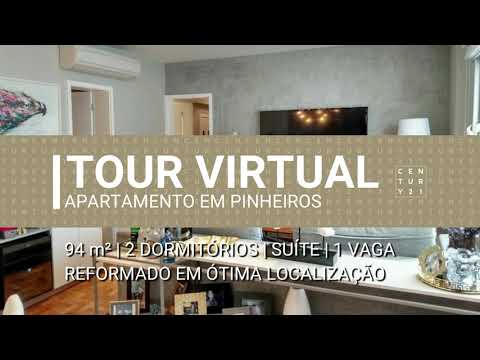 Apartamento com 2 dormitórios à venda, 94 m²  - Pinheiros - São Paulo/SP
