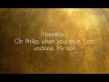 Dear Theodosia Hamilton Lyric Video