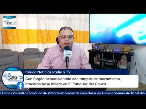 Con furgón acondicionado con rampas de lanzamiento, atacaron base militar en El Patia sur del Cauca