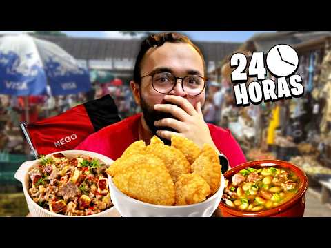 Provando COMIDAS TÍPICAS em JOÃO PESSOA por 24 Horas (Paraíba)