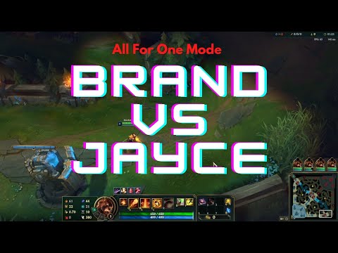 All For One Mode Brand Vs Jayce| League Of Legends | 2022 | Exe Ammar