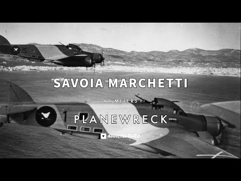 ✈️ Diving into History: WWII Italian Bomber SM.79 Sparviero Wreck | Poros Island, Greece