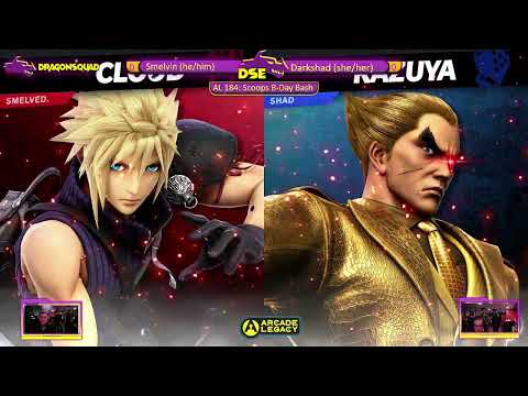 Darkshad (Kazuya) vs Smelvin (Cloud) AL 184 Scoops B Day Smash Bash Winners Rd 2