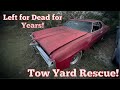Pontiac Grand Prix TOW YARD Rescue! Will it Run after Years of Neglect?
