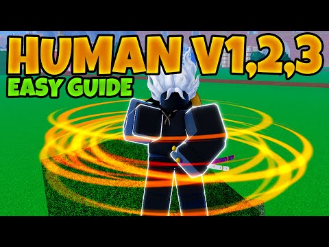 How To Evolve Human V1, V2, V3, Blox Fruits!