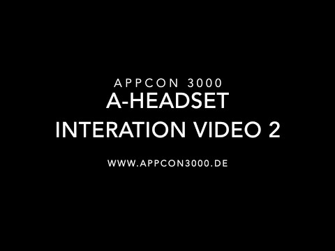 APPCON 3000 A-Headset integration Video 2