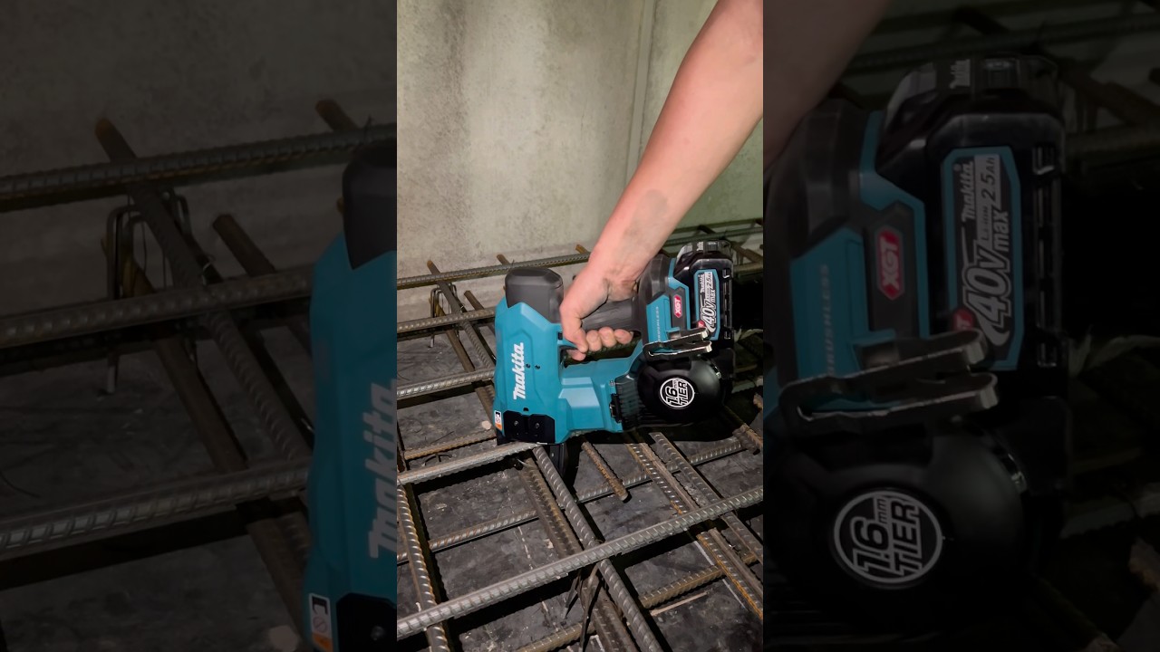 First Look 👀 New Makita XGT 40V Max Brushless 1.6mm Rebar Tying Tool (TR001GZ01) 👉 Coming Soon