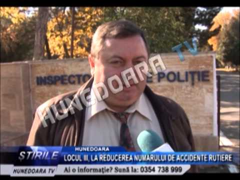 LOCUL III, LA REDUCEREA NUMĂRULUI DE ACCIDENTE RUTIERE