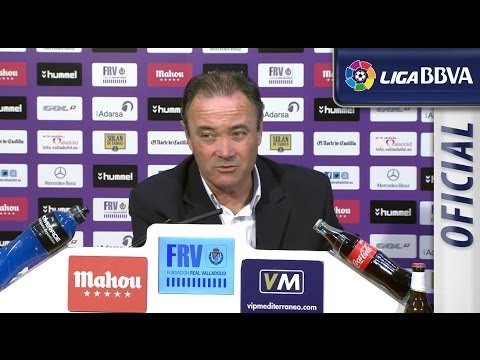Rueda de Prensa | Press conference de JIM tras el Real Valladolid (1-0) FC Barcelona - HD