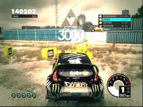 DiRT3 - Gymkhana Academy Tutorial 1 - Smash